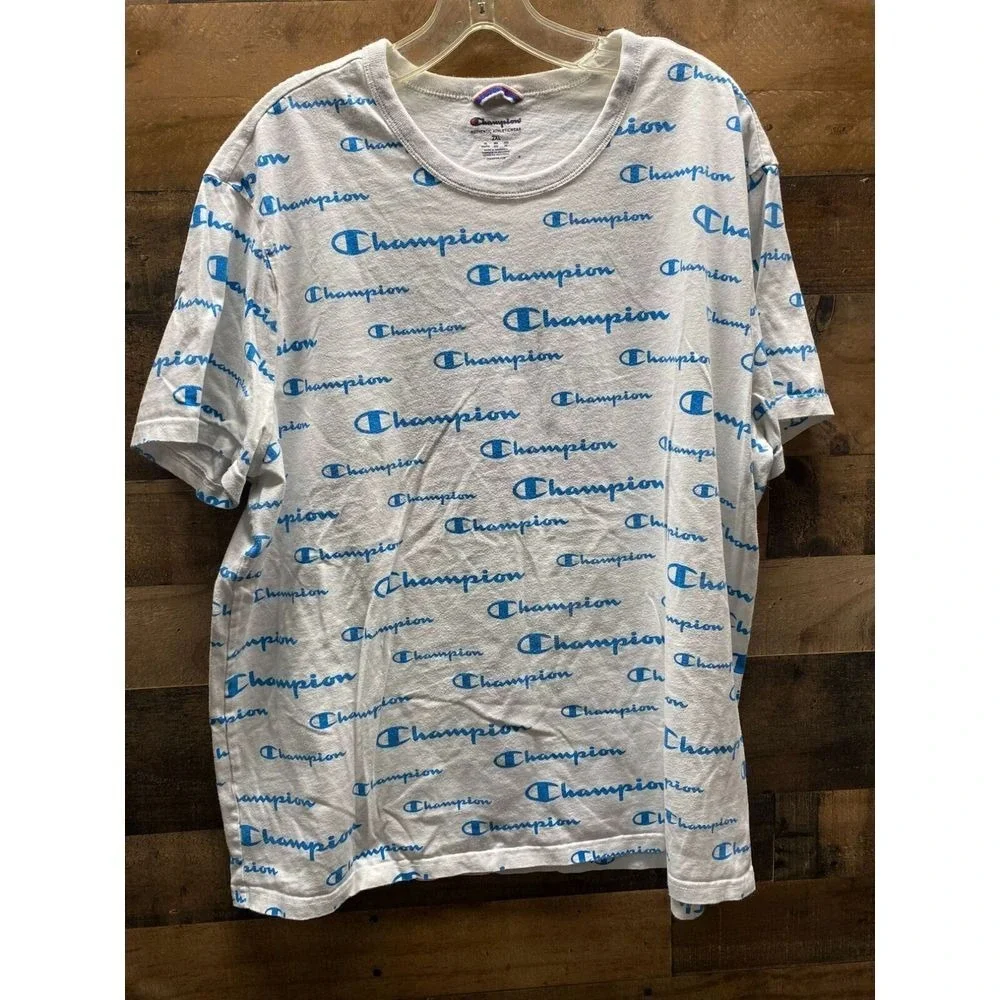 Champion Logo T-Shirt Size 2XL - Picture 1 of 4